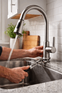how to replace a kitchen faucet